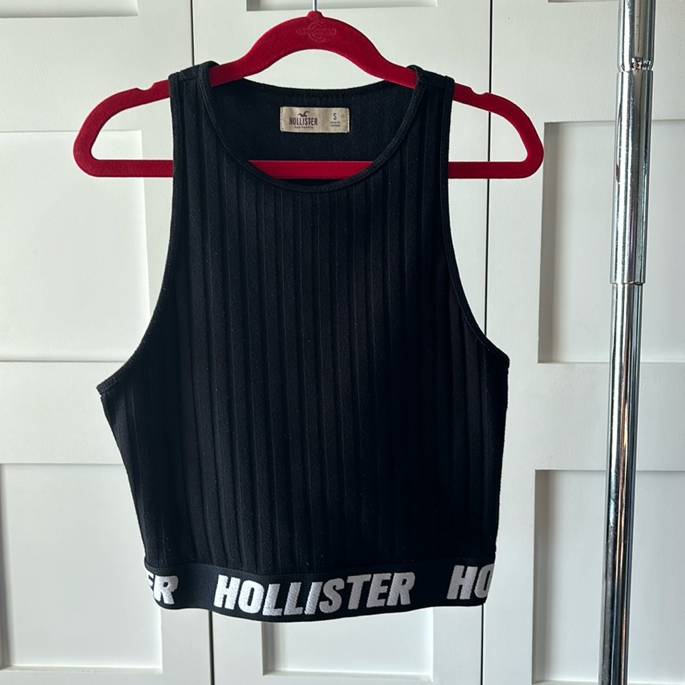 Hollister muscle tank top. Black size small